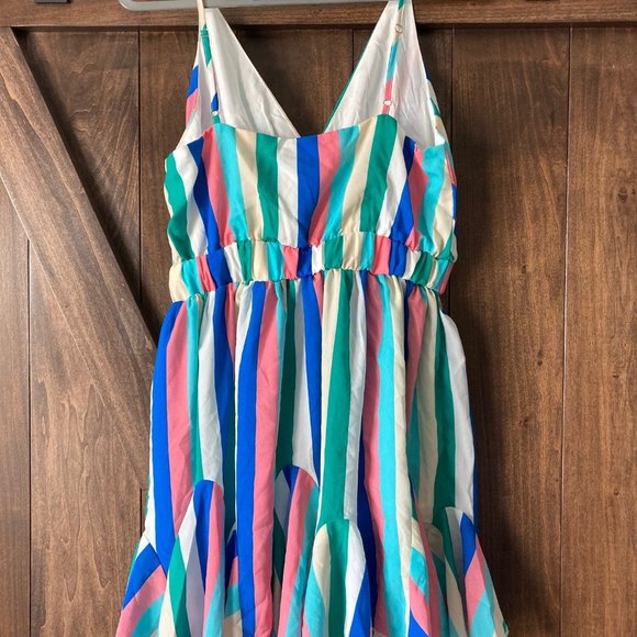 Maybe It Was Magic Rainbow Striped Dress - Picture 5 of 5